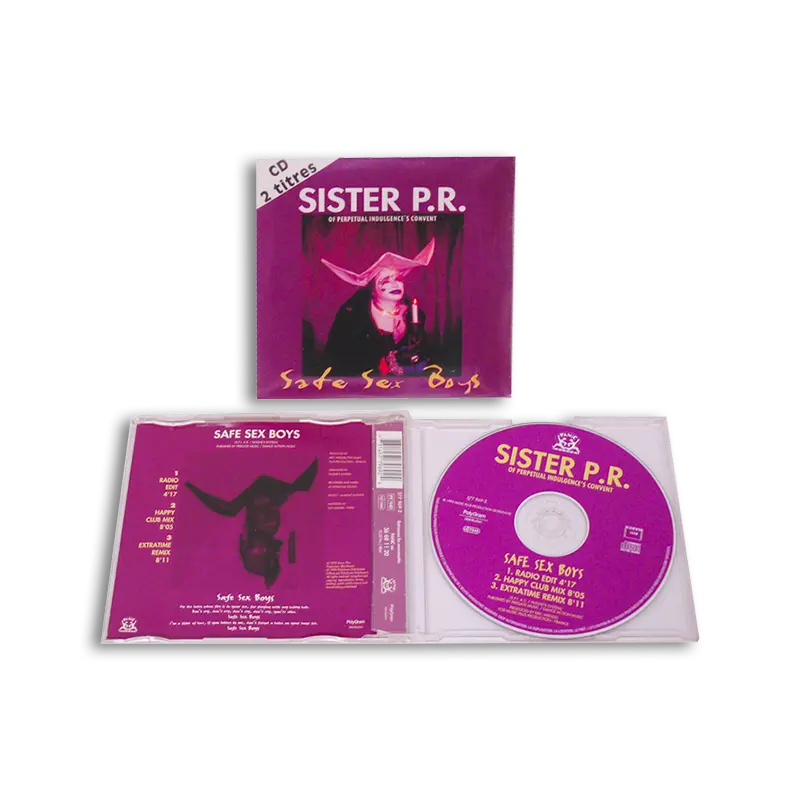 Le CD 2 titres qui contient 3 titres de Sister P.R.
